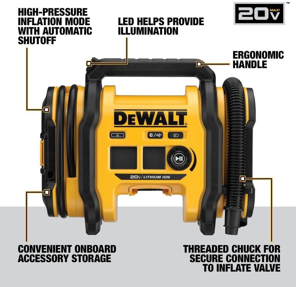 DEWALT 20V MAX Tire Inflator Review