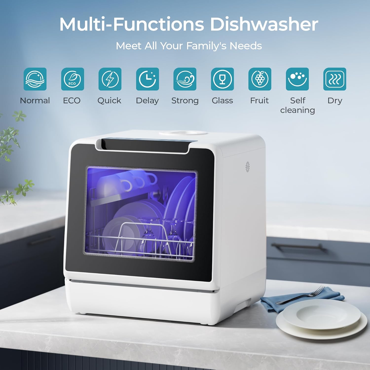 EUHOMY Portable Dishwasher