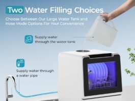 EUHOMY Portable Dishwasher